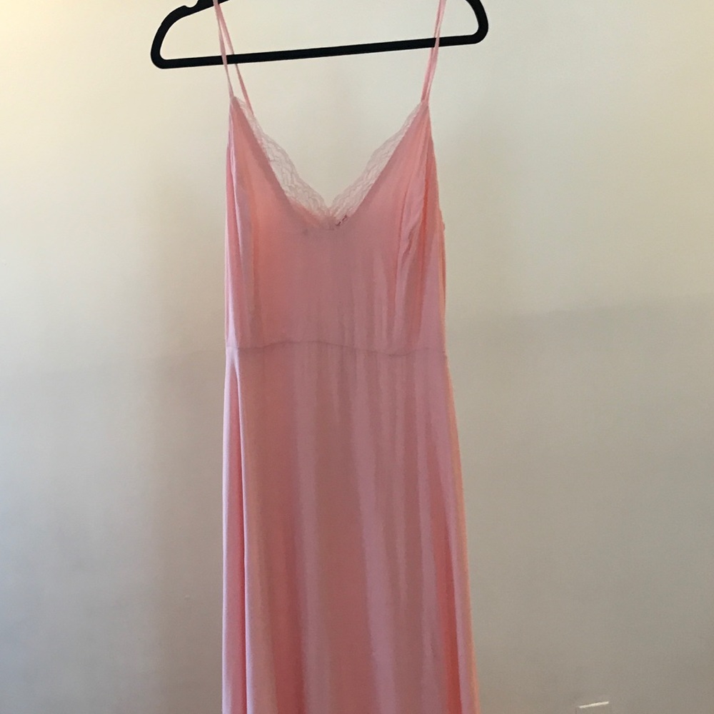 Long Pink Dress- Never Worn!